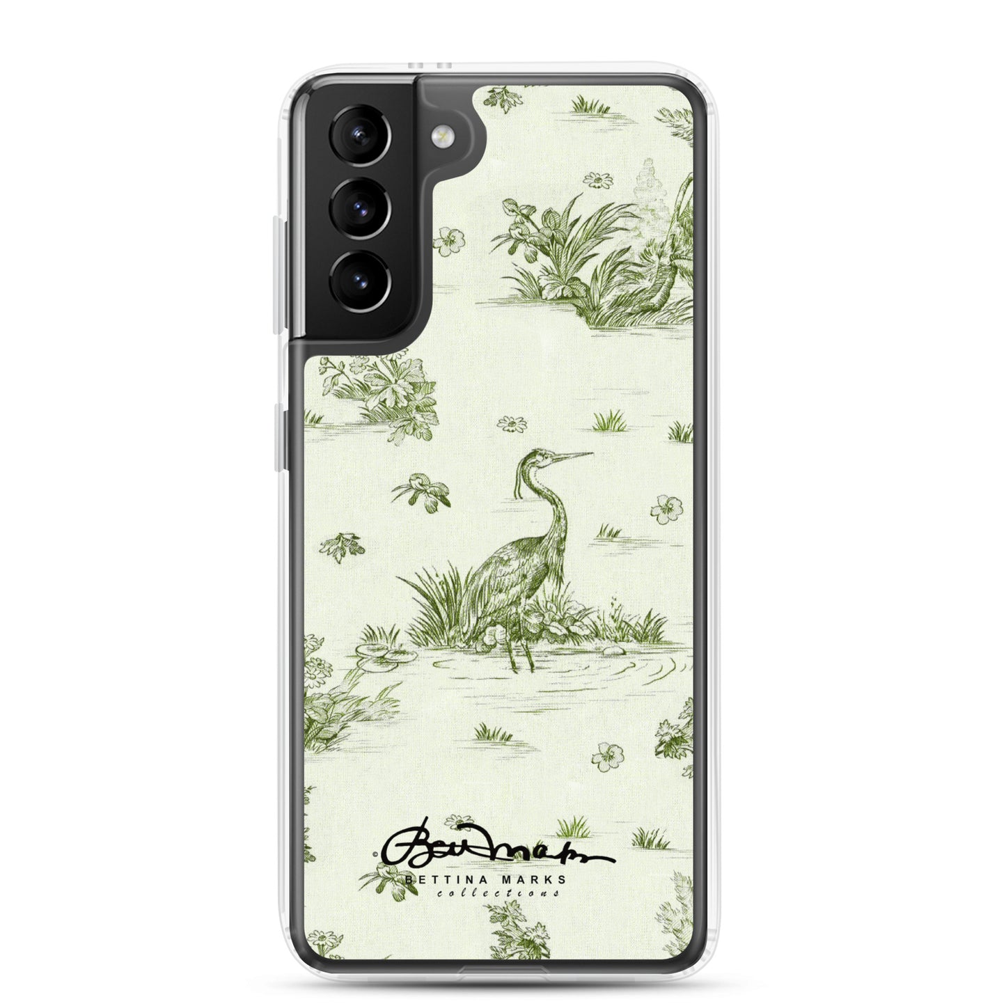 Toiles de Jouy tree Hugging Forest Green Samsung Case (select model)