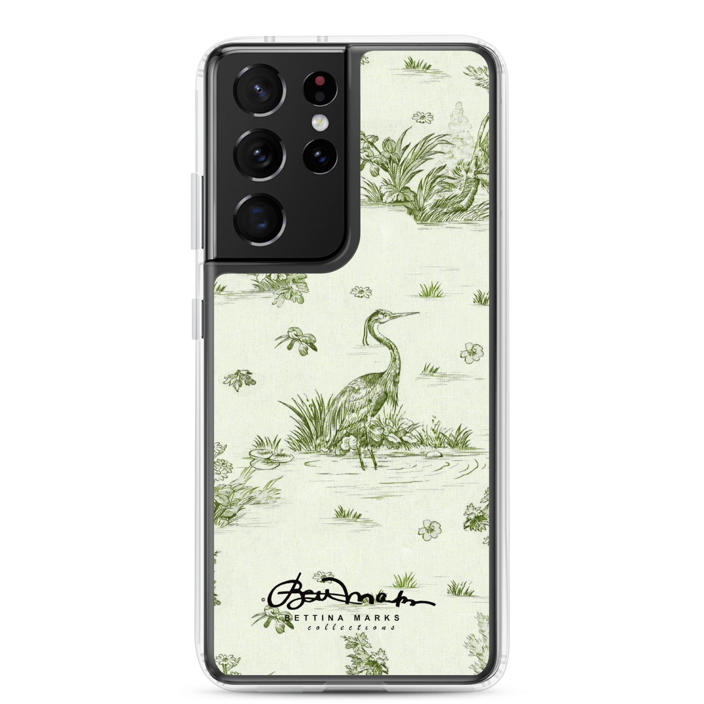 Toiles de Jouy tree Hugging Forest Green Samsung Case (select model)