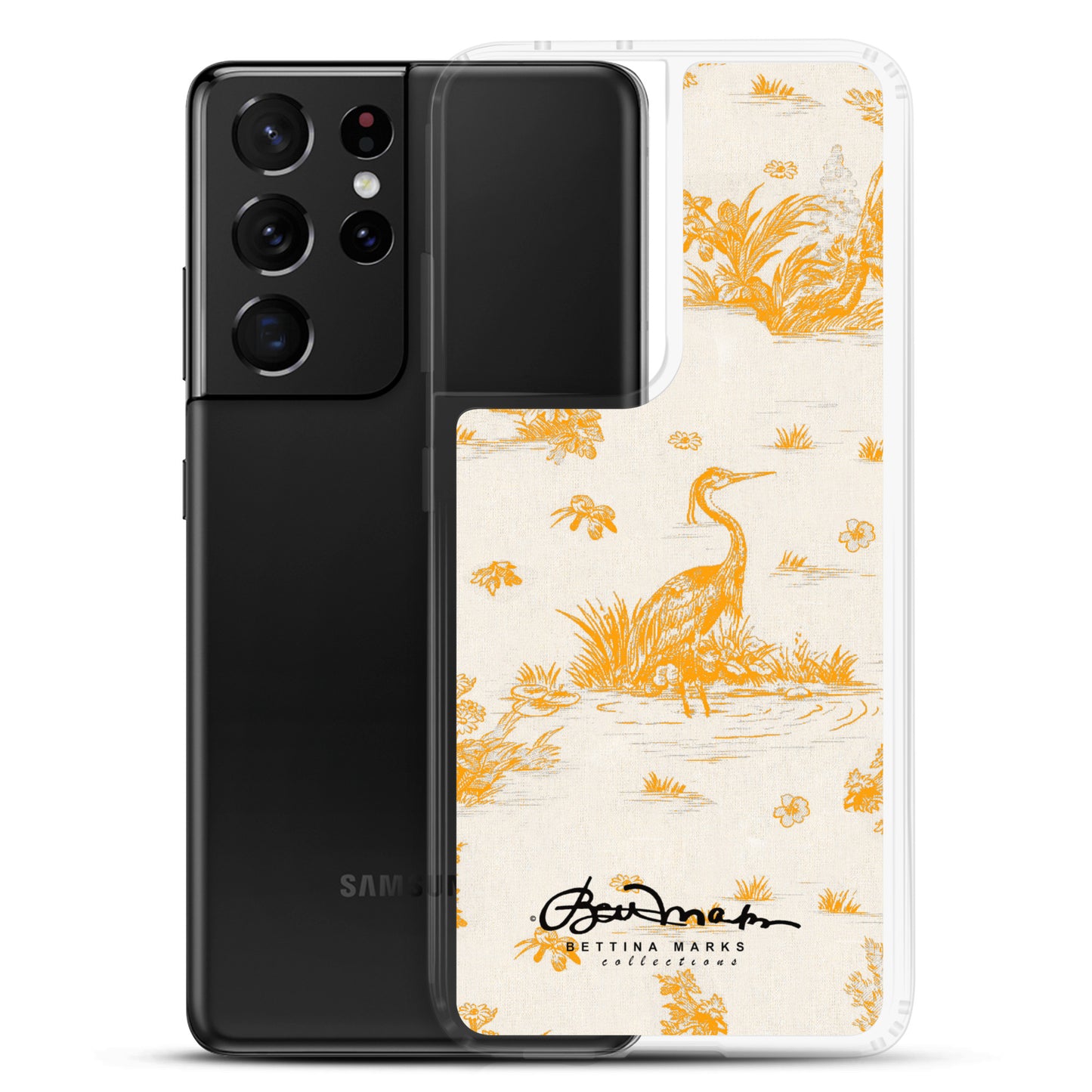 Toiles de Jouy Sacral Orange Samsung Case (select model)