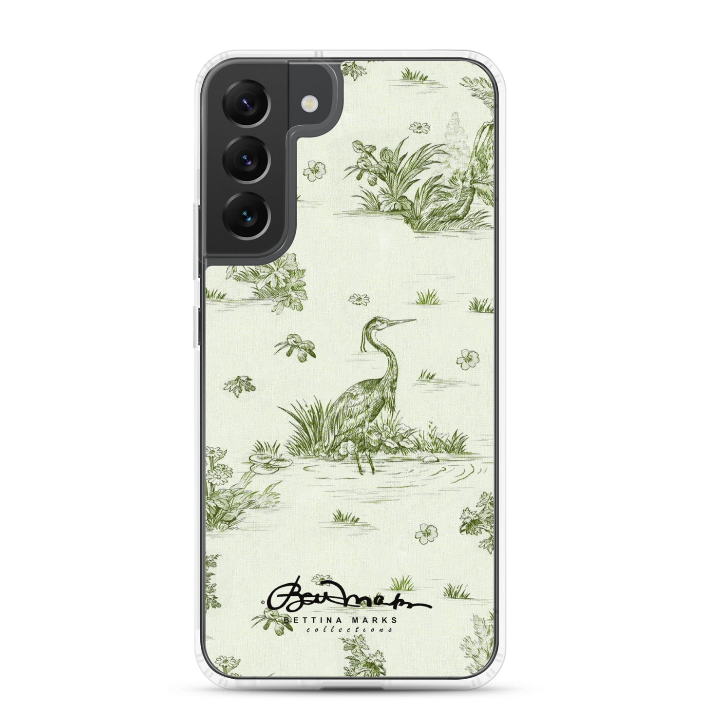 Toiles de Jouy tree Hugging Forest Green Samsung Case (select model)