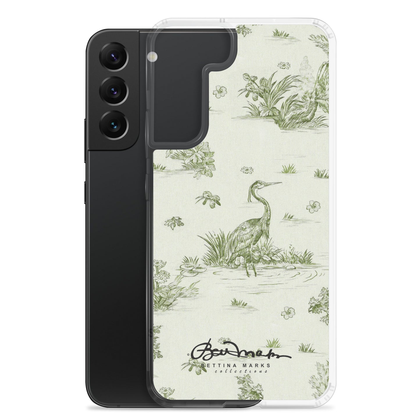 Toiles de Jouy tree Hugging Forest Green Samsung Case (select model)