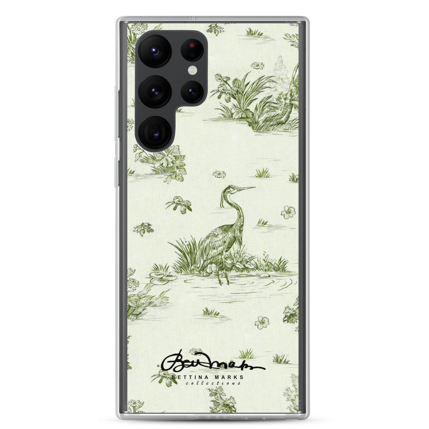 Toiles de Jouy tree Hugging Forest Green Samsung Case (select model)