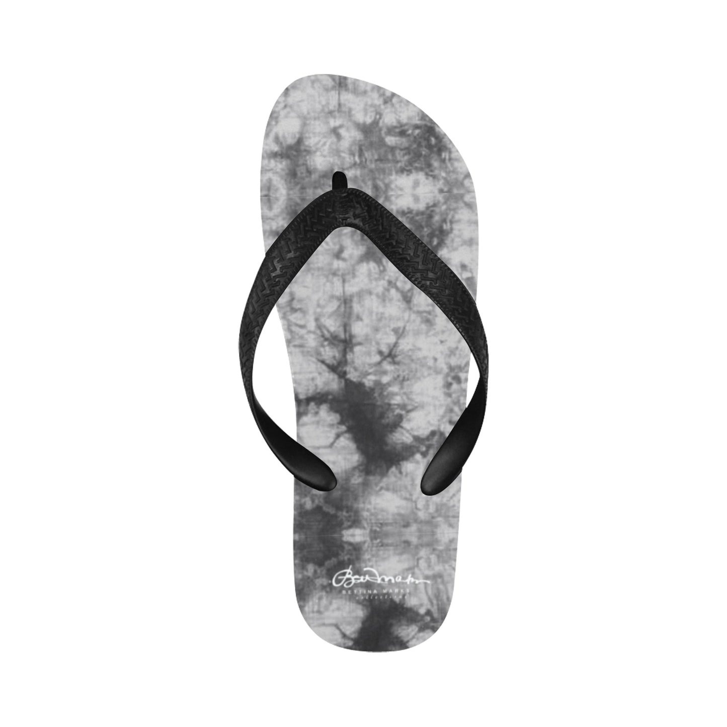 Grey Tie Dye Flip Flops for Men/Women