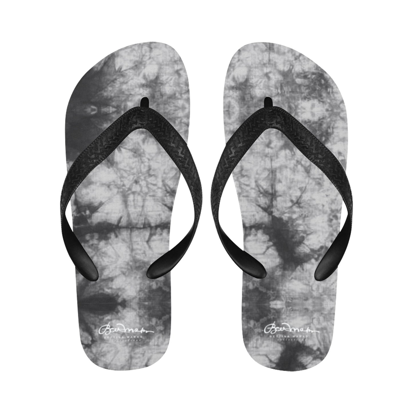 Grey Tie Dye Flip Flops for Men/Women