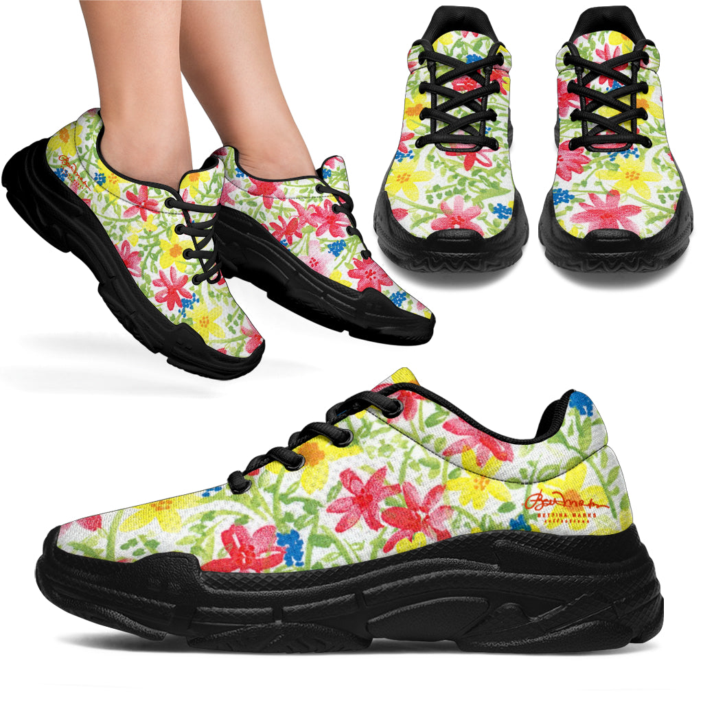 Wild Flower Athletic Sneakers