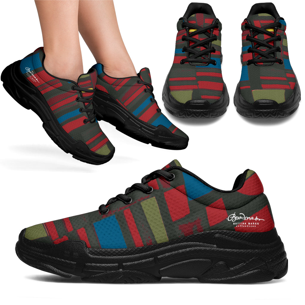 Spirited Geo Athletic Sneakers