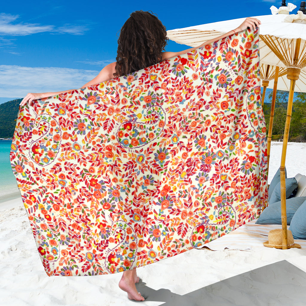 Retro Paisley Sarong