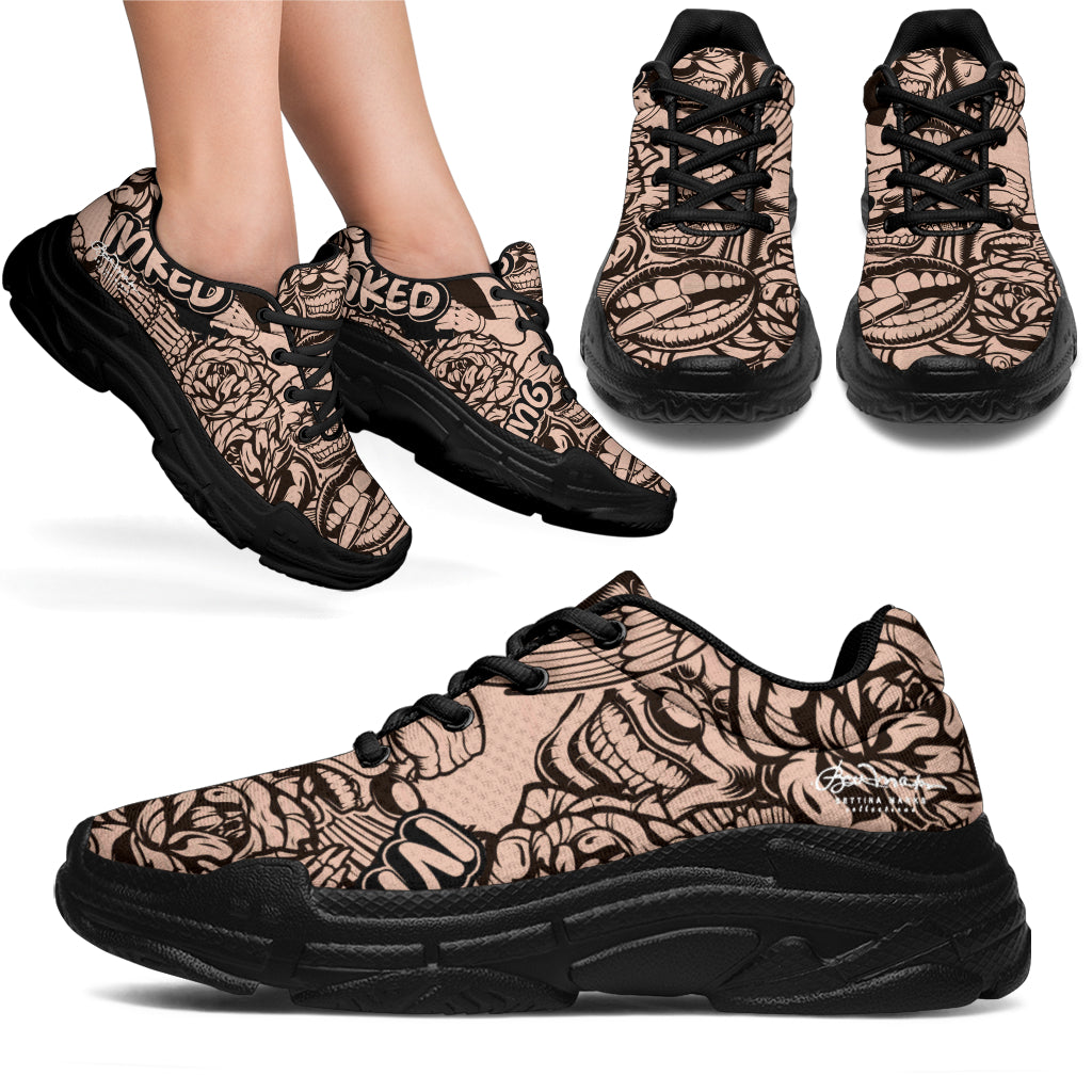 Inked Athletic Sneakers