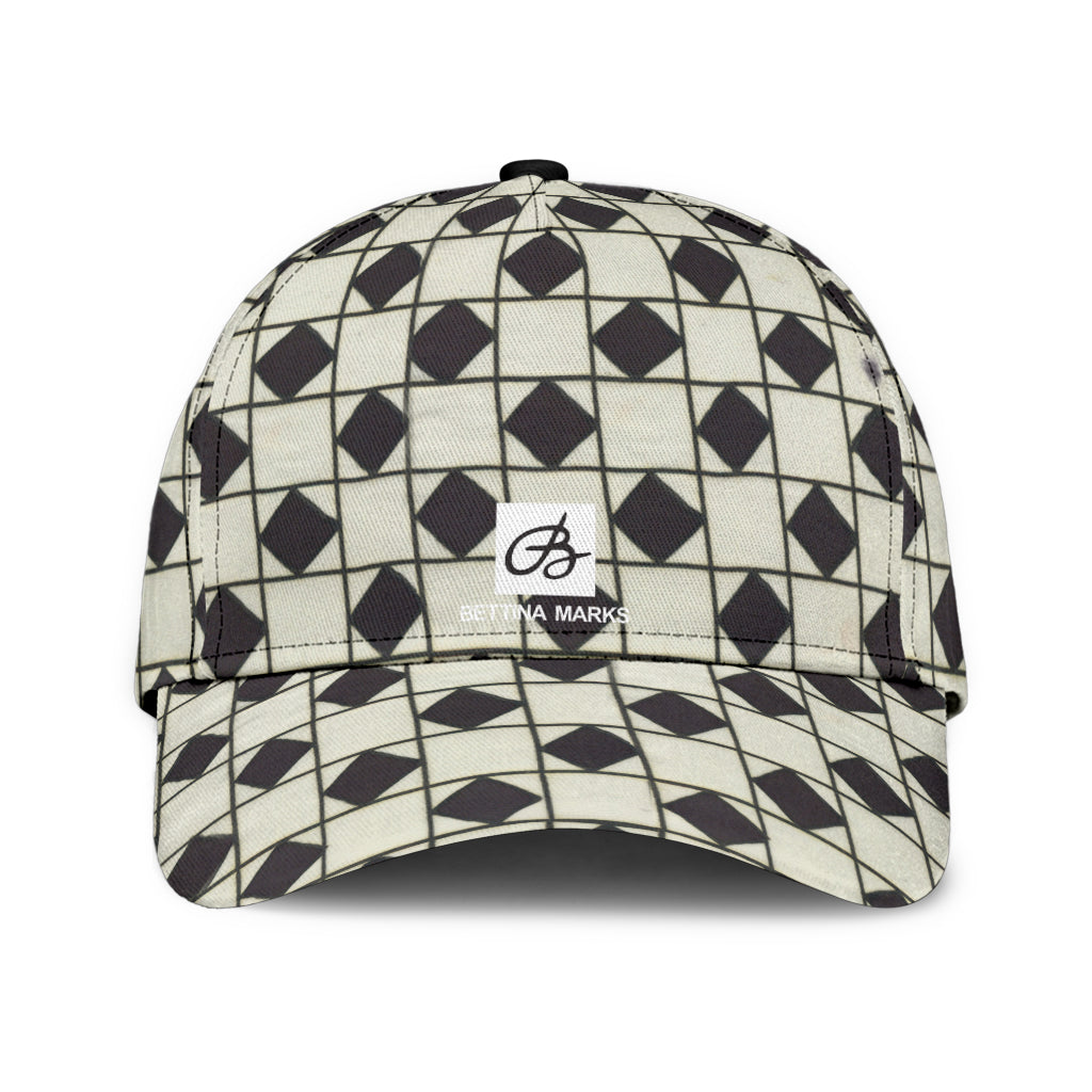 B&W Checkerboard Optical Cap