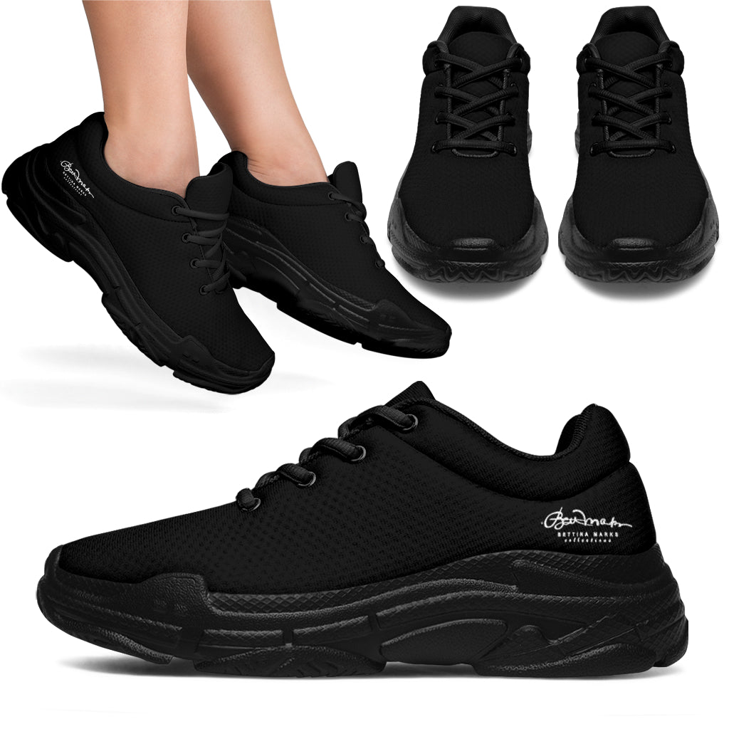 Black Signature Athletic Sneakers
