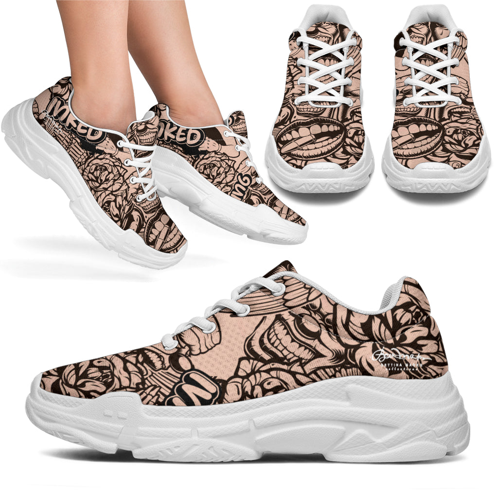 Inked Athletic Sneakers