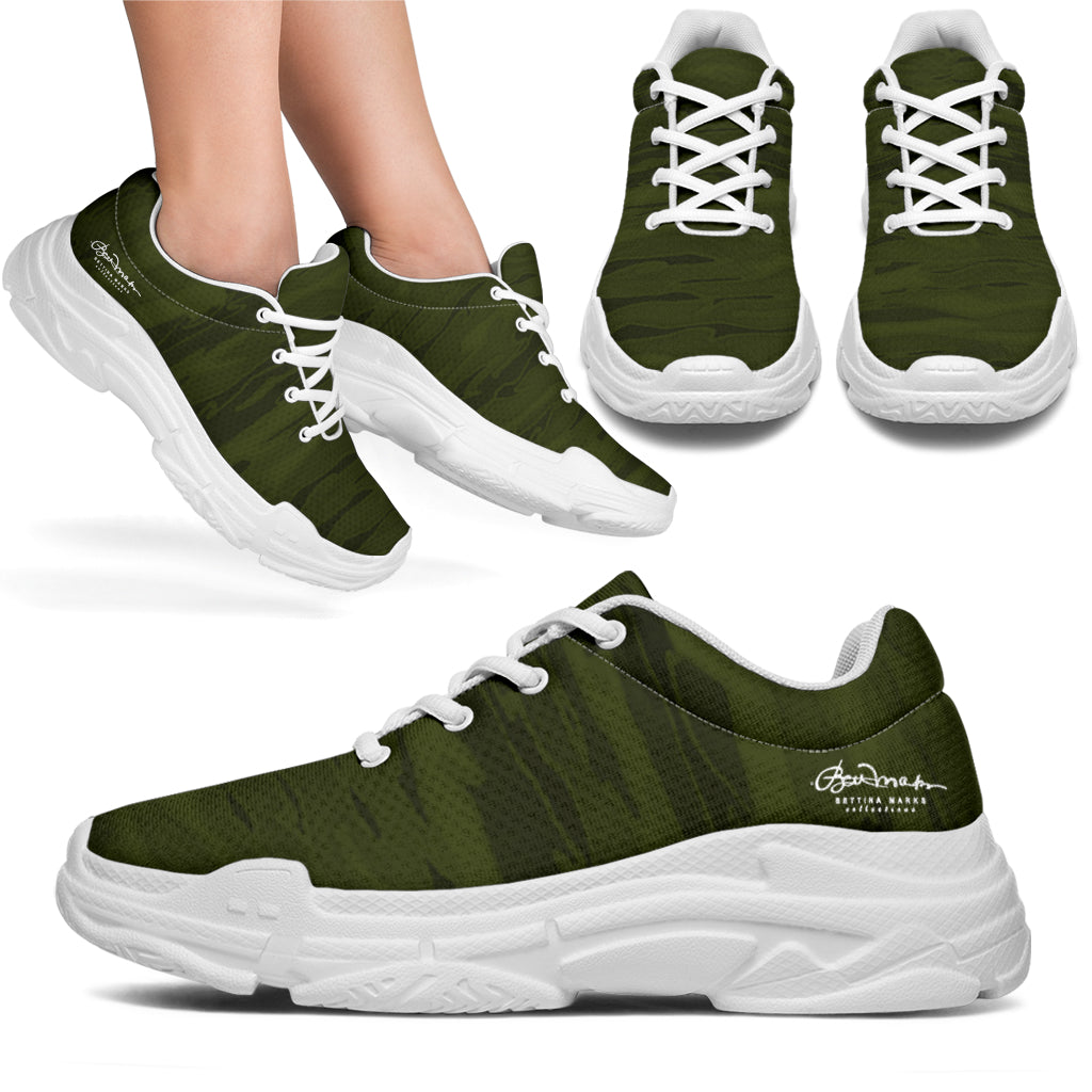 Army Camouflage Lava Athletic Sneakers