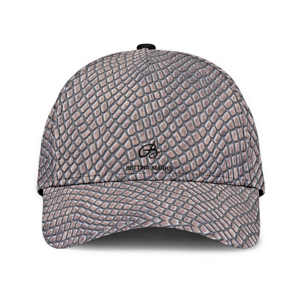 Croc Print Cap