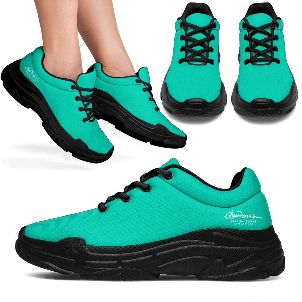 Aegean Blue Athletic Sneakers
