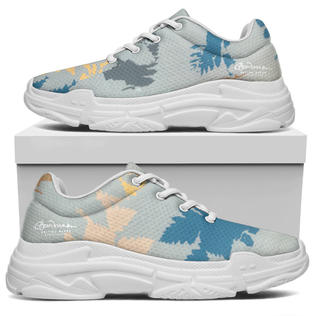 Abstract Forest Athletic Sneakers