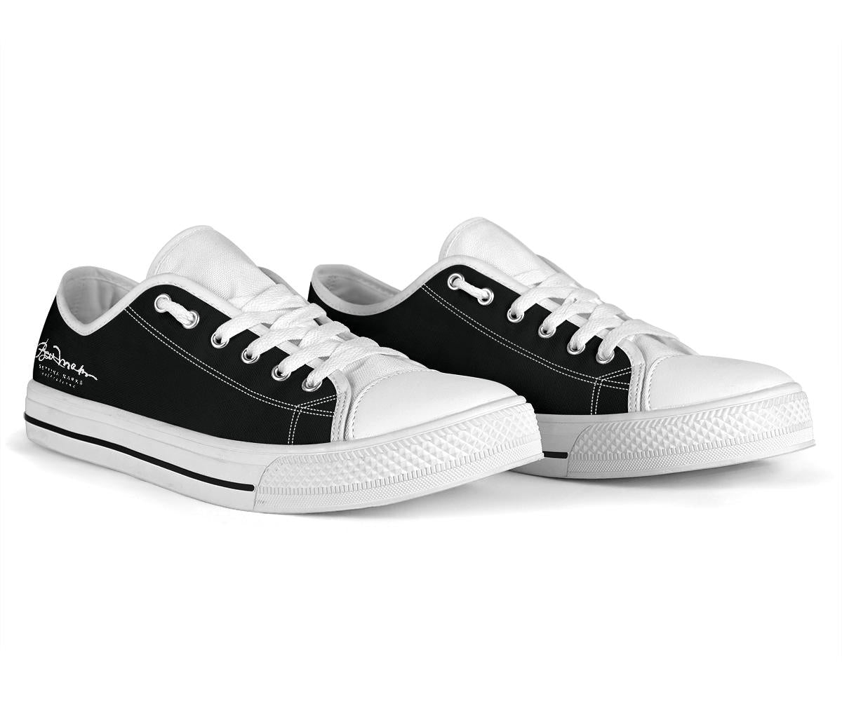 Black Signature Low Top Sneakers