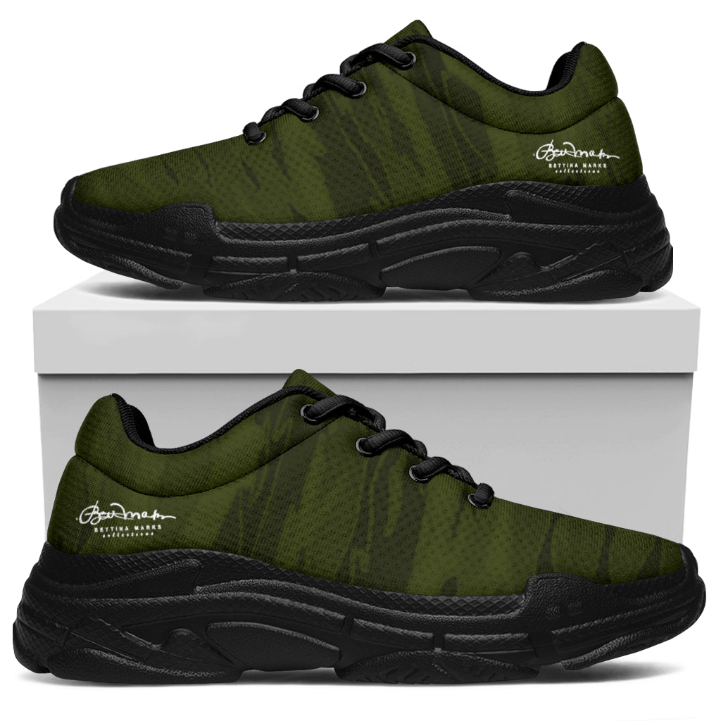Army Camouflage Lava Athletic Sneakers