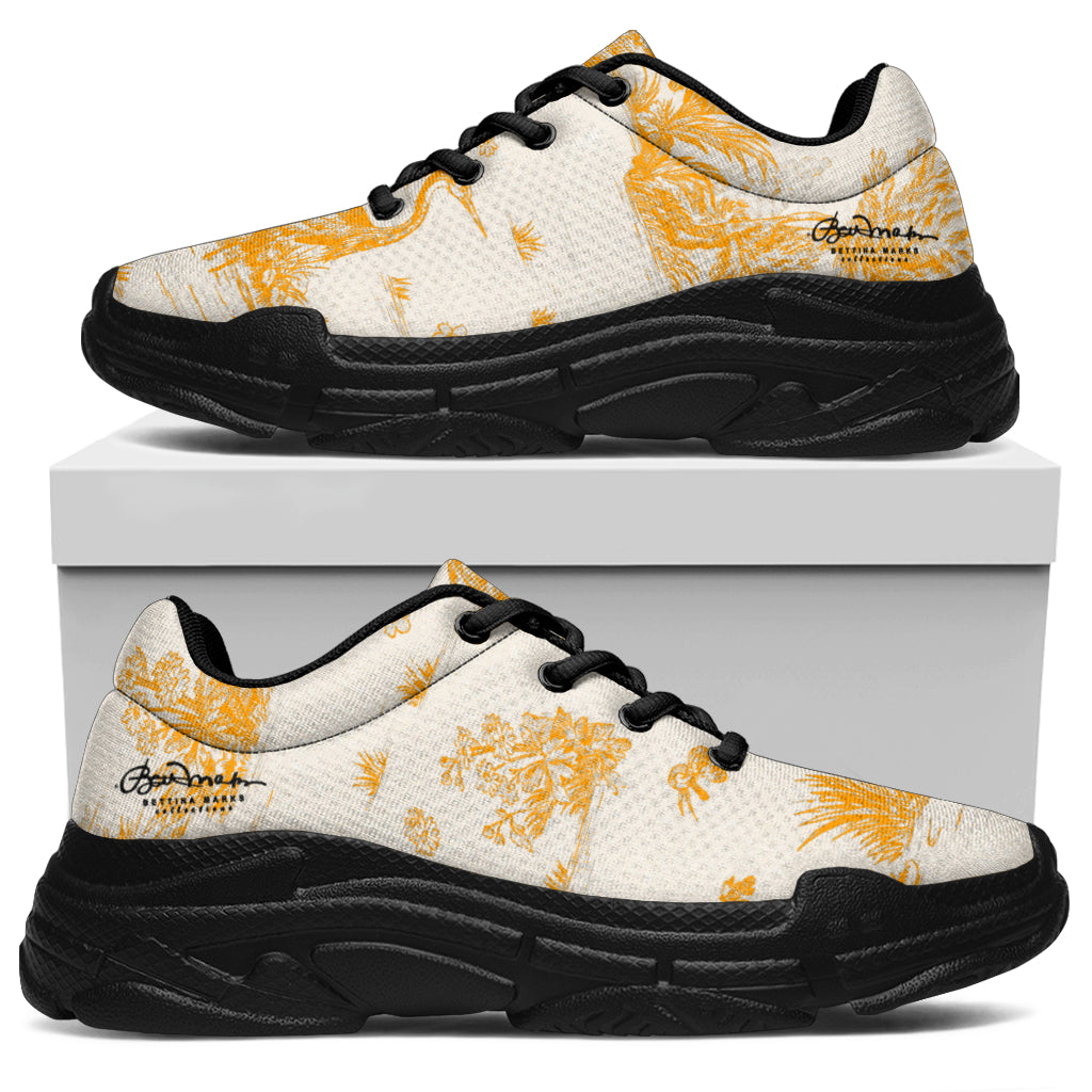 Toiles de Jouy Sacral Orange Athletic Sneakers