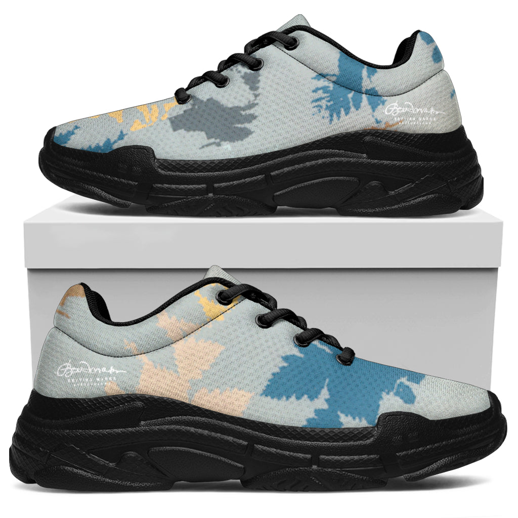 Abstract Forest Athletic Sneakers