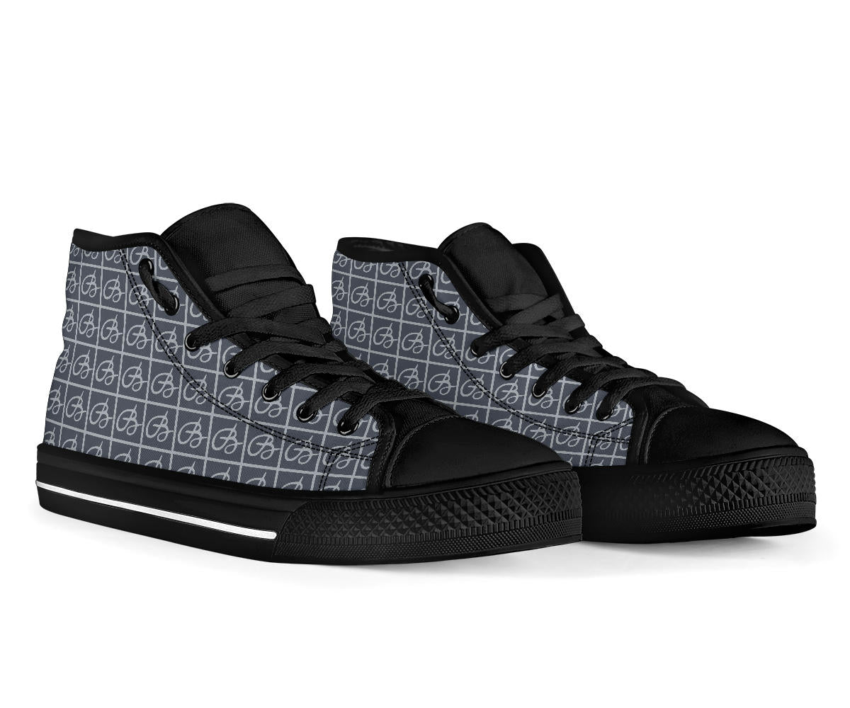 Navy BW Bettina Marks High Top Sneakers