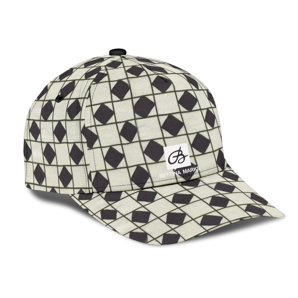 B&W Checkerboard Optical Cap