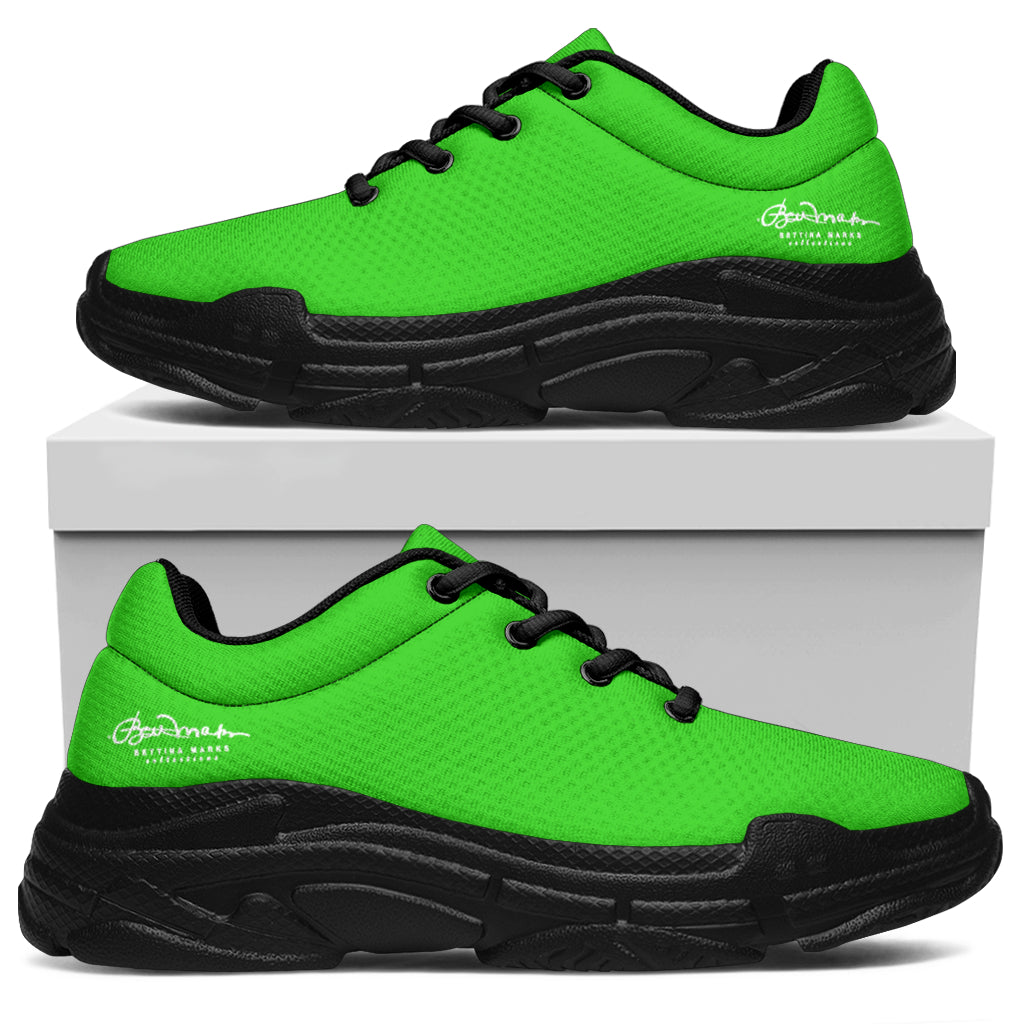 Bright Green Athletic Sneakers