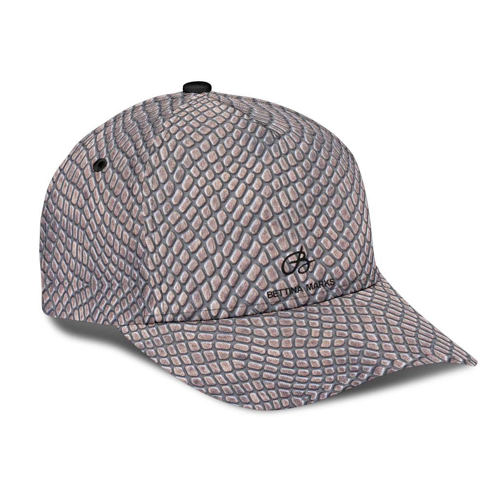 Croc Print Cap