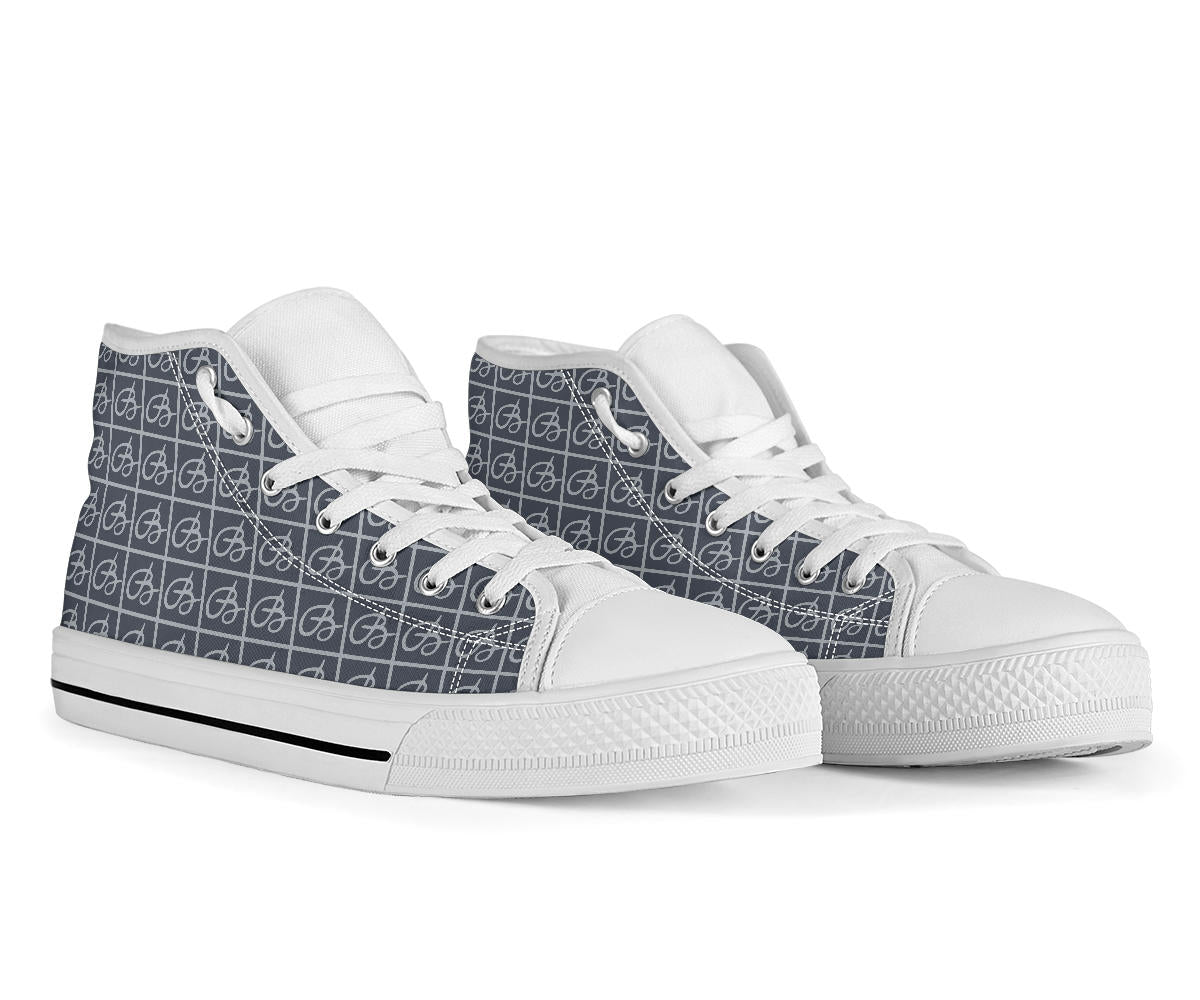 Navy BW Bettina Marks High Top Sneakers