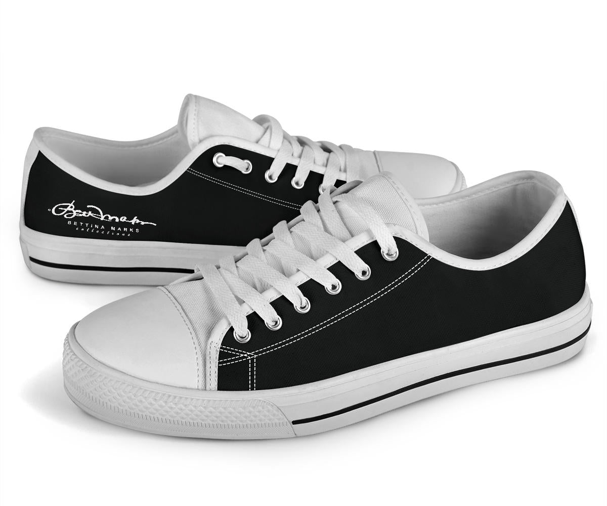 Black Signature Low Top Sneakers