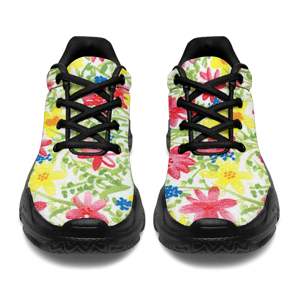 Wild Flower Athletic Sneakers