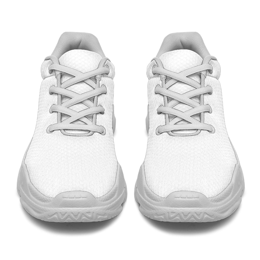 White Signature Athletic Sneakers