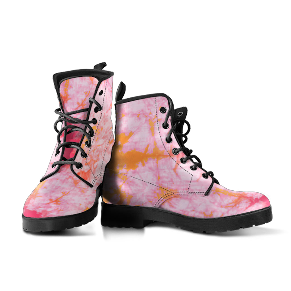 Fantasia Tie Dye Leather Boots (Vegan)