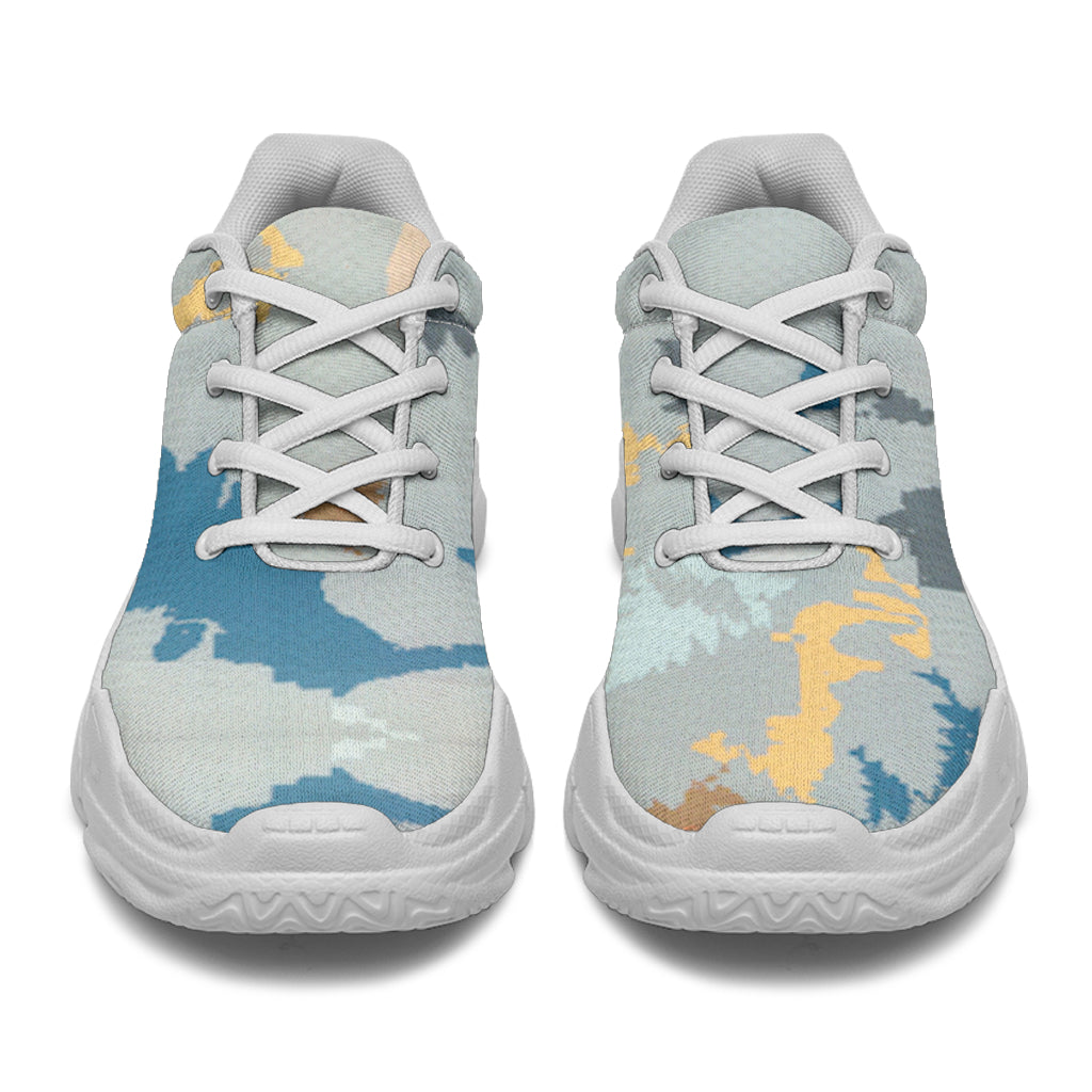 Abstract Forest Athletic Sneakers