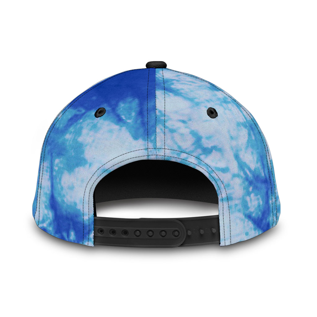 Blue Tie Dye Cap