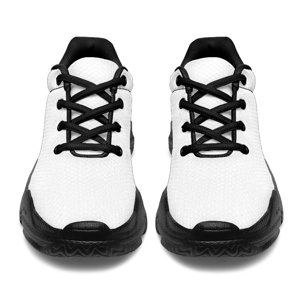 White Signature Athletic Sneakers