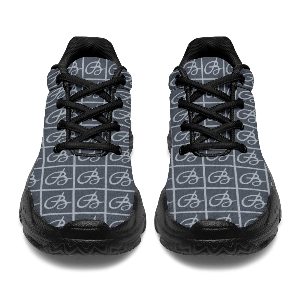 Navy Bettina Marks Logo Athletic Sneakers