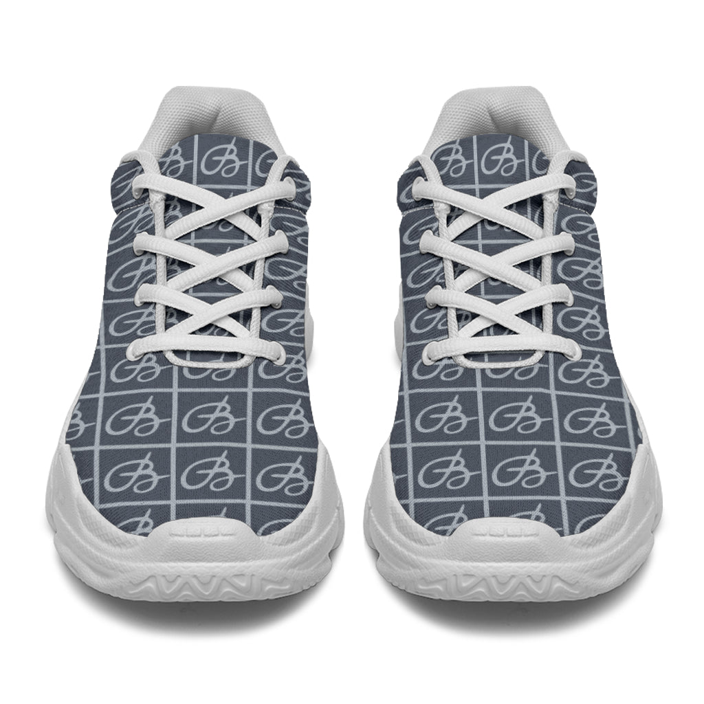 Navy Bettina Marks Logo Athletic Sneakers