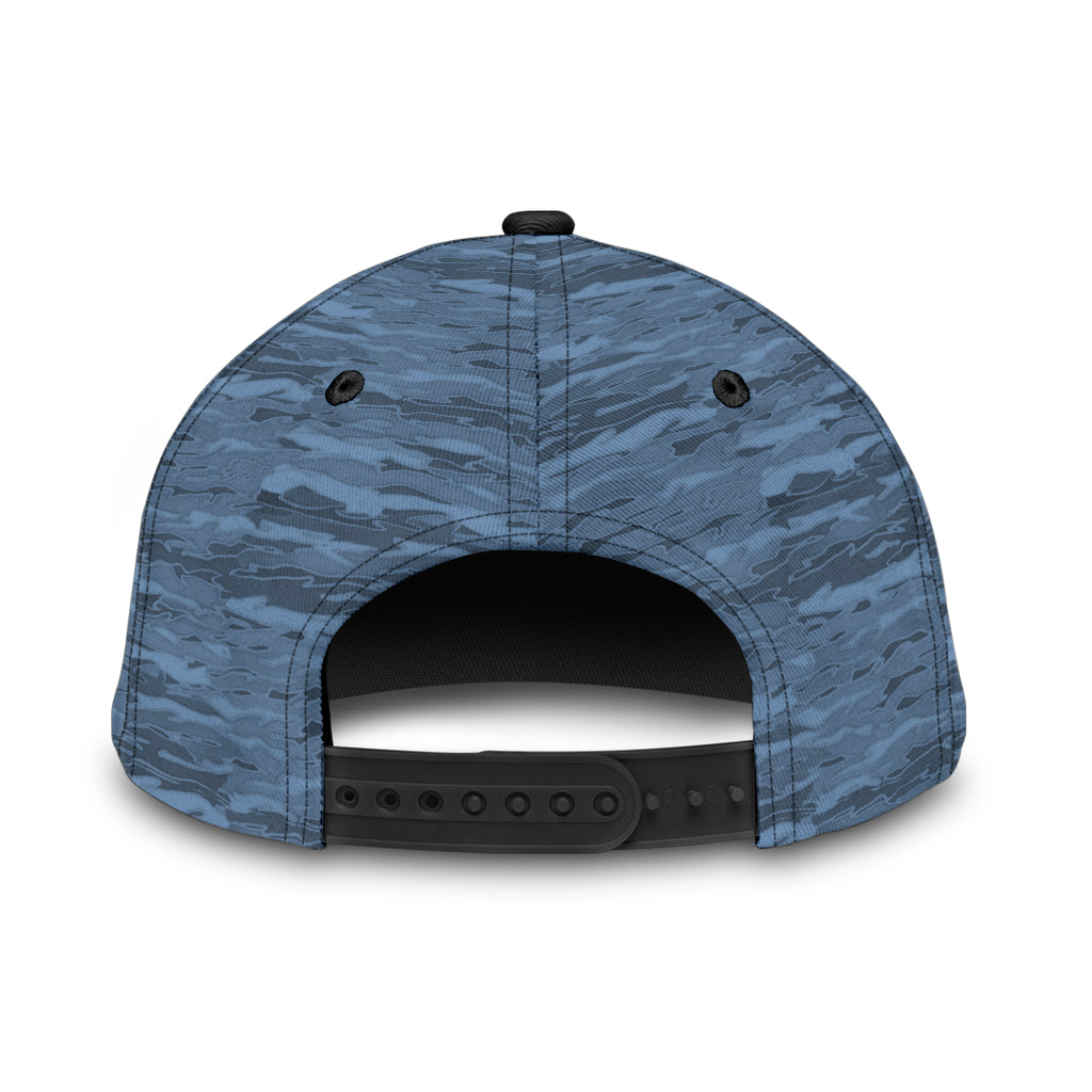 Steel Blue Camouflage Lava Cap