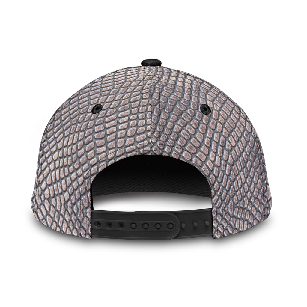 Croc Print Cap