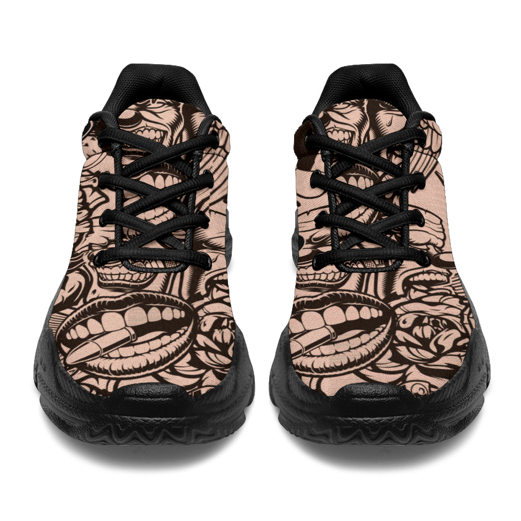Inked Athletic Sneakers