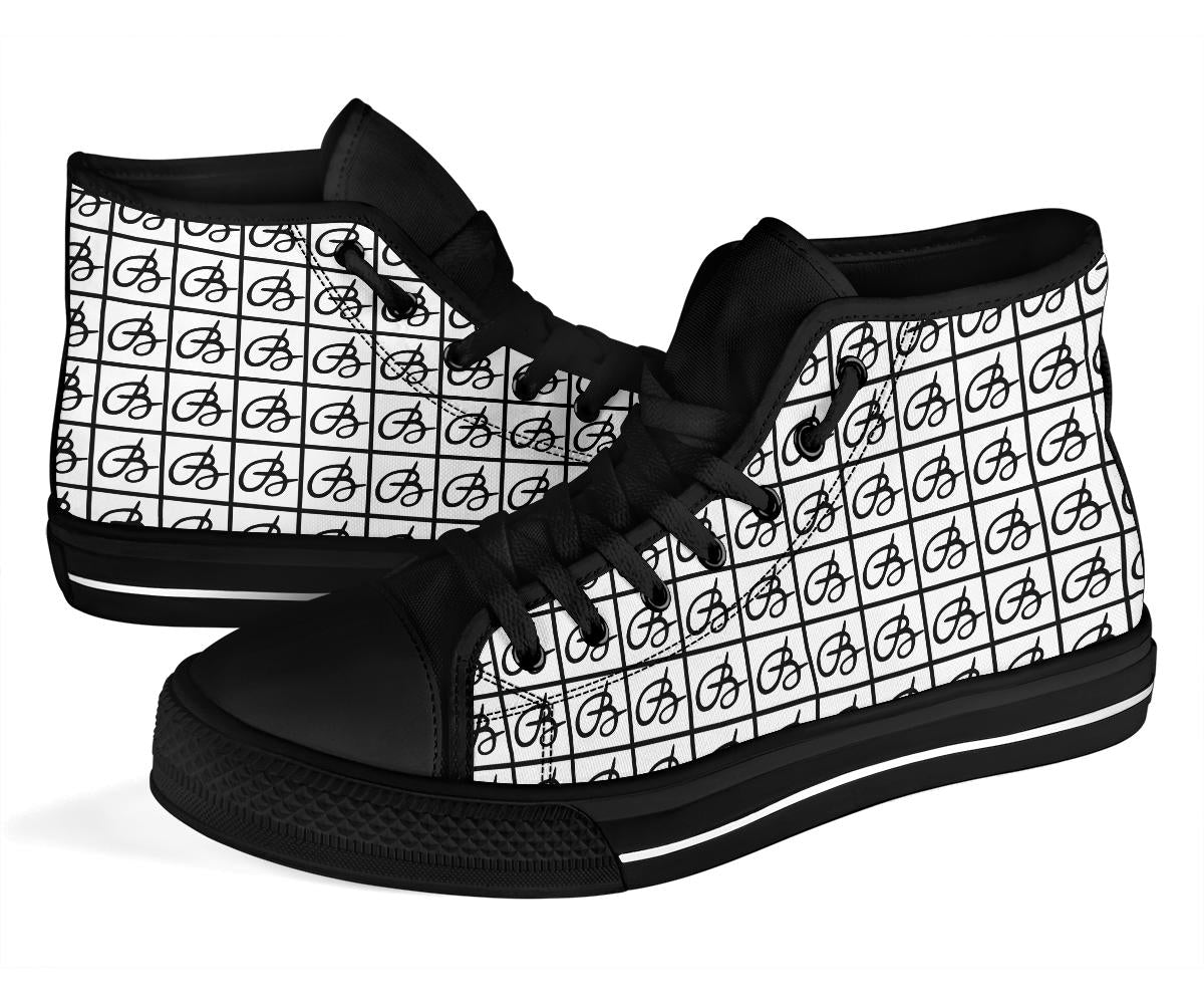 White Bettina Marks High Top Sneakers