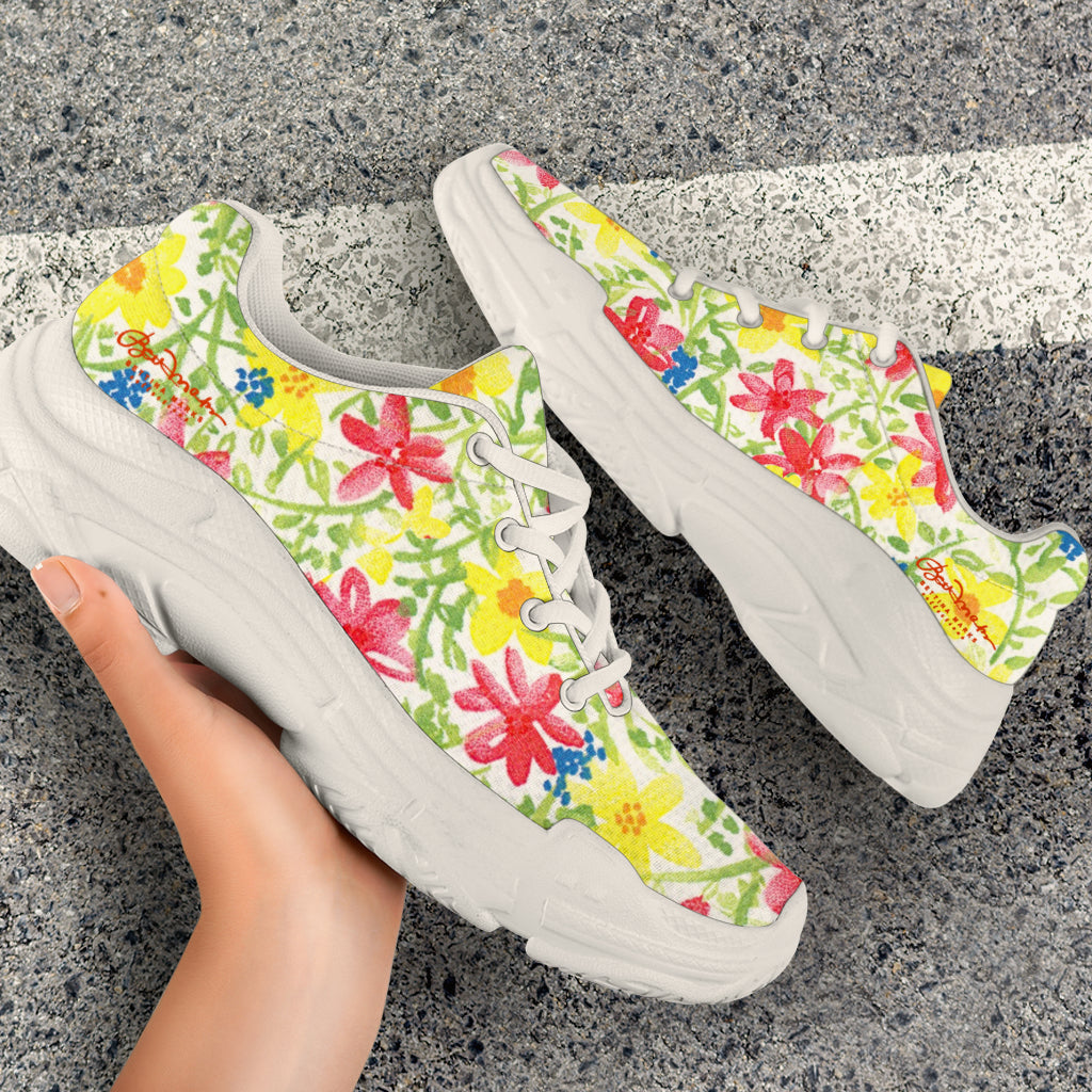 Wild Flower Athletic Sneakers