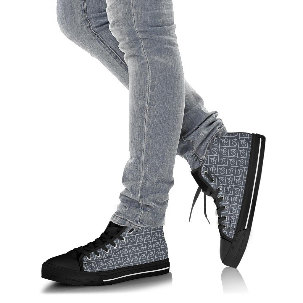 Navy BW Bettina Marks High Top Sneakers