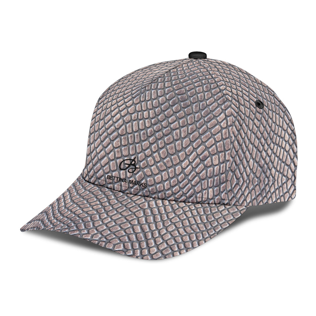 Croc Print Cap
