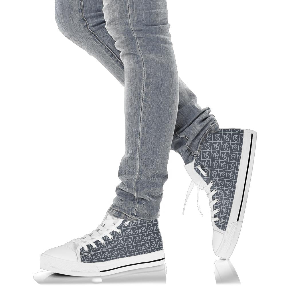 Navy BW Bettina Marks High Top Sneakers