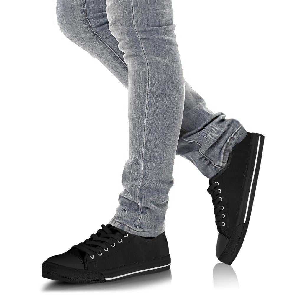Black Signature Low Top Sneakers