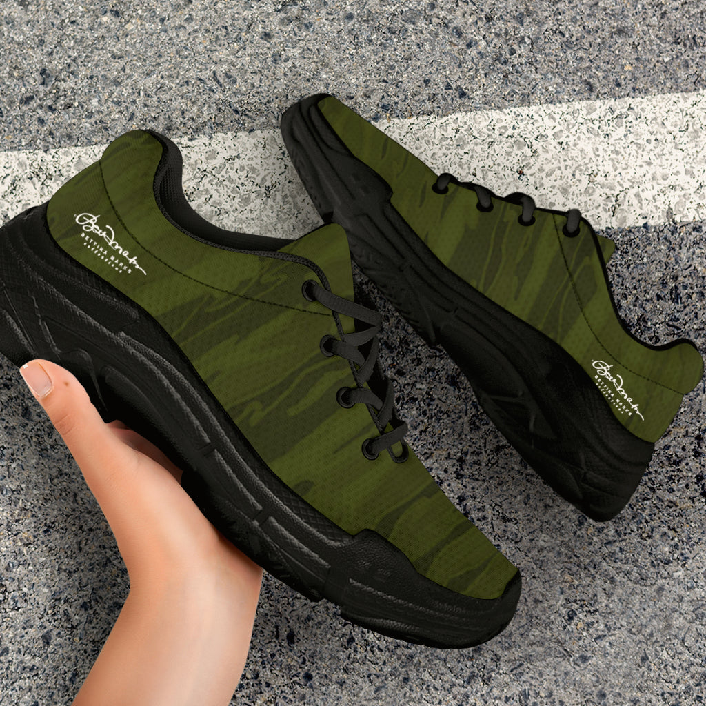 Army Camouflage Lava Athletic Sneakers