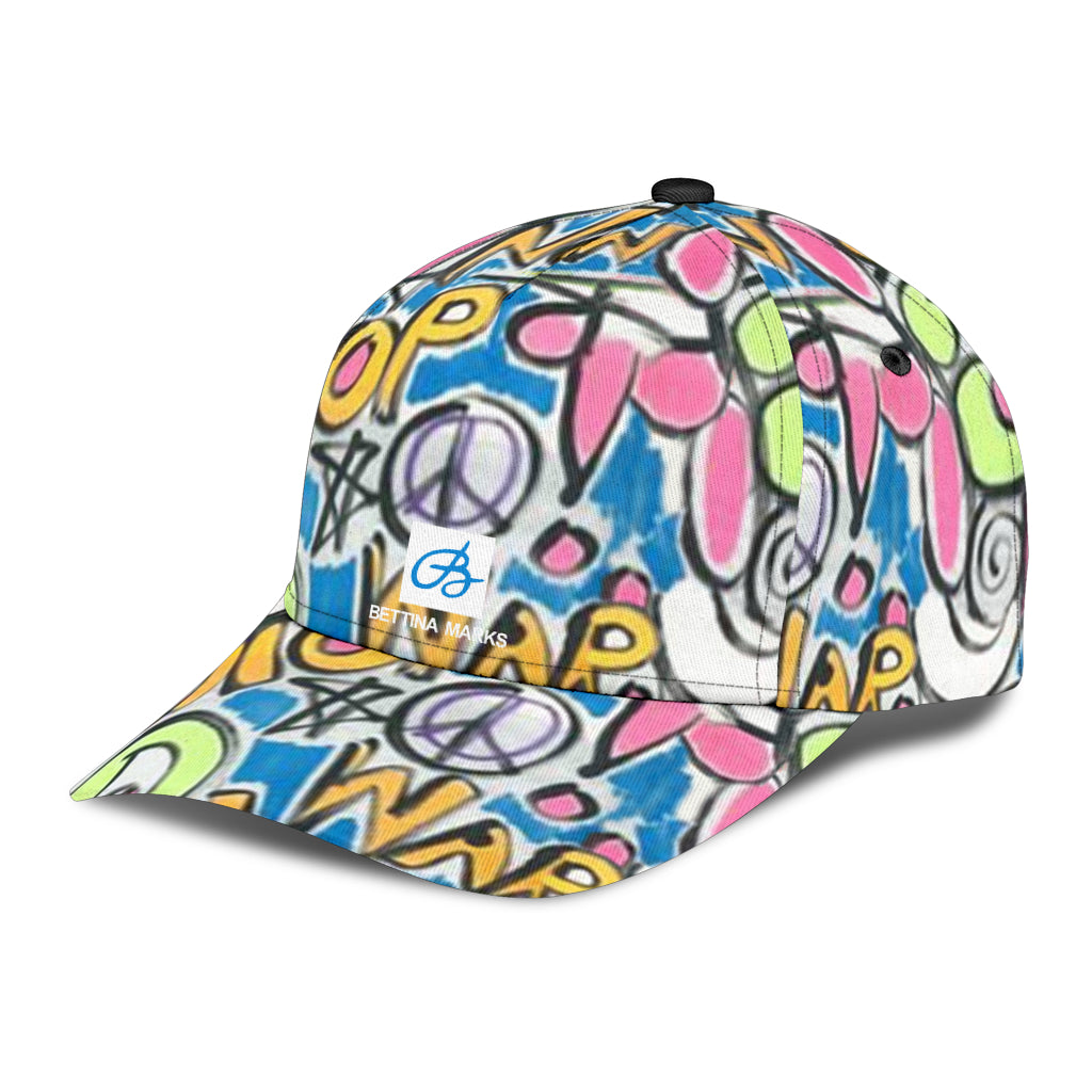 Stop War Now Graffiti Cap
