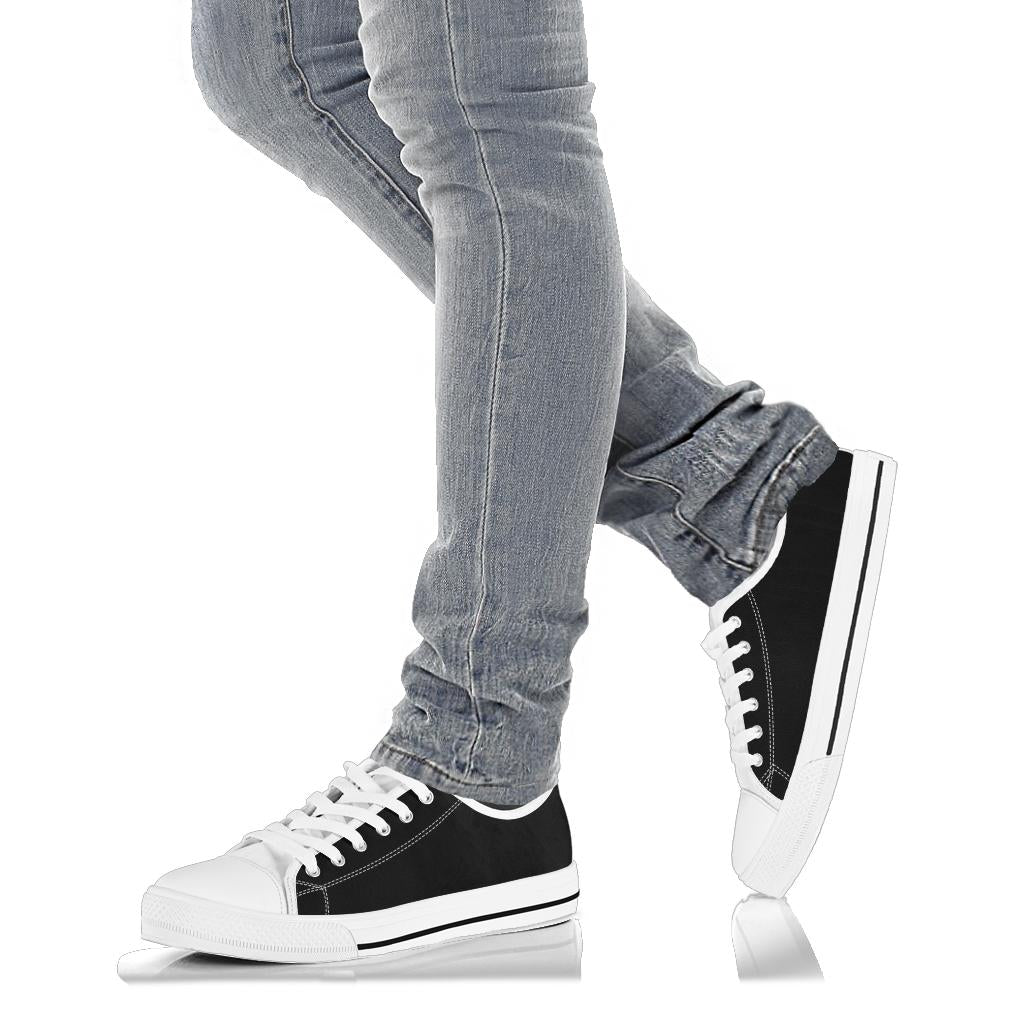 Black Signature Low Top Sneakers