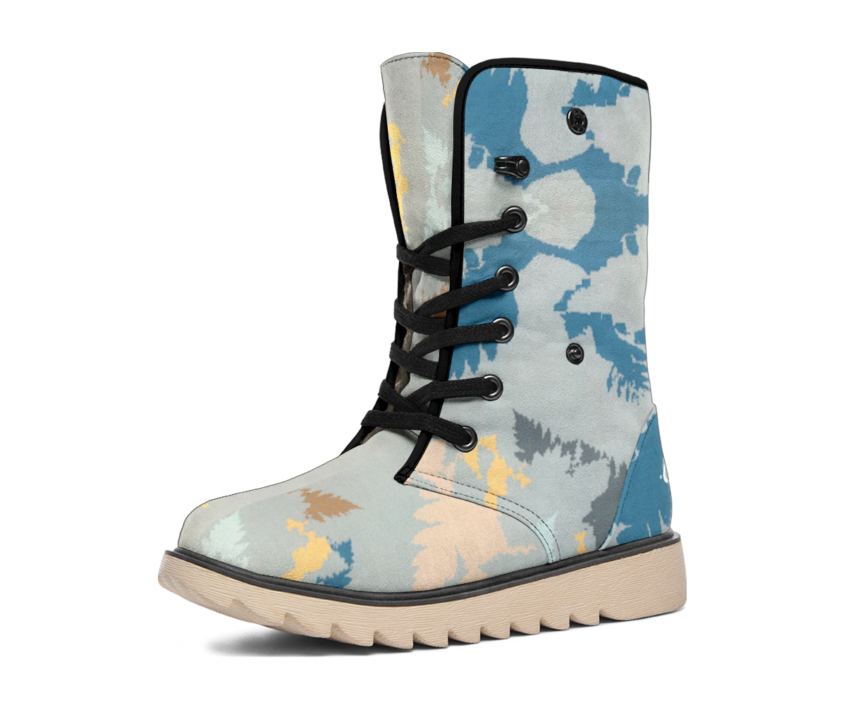 Abstract Forest Polar Boots